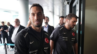 A Milli Futbol Takımı, Samsun'a gitti