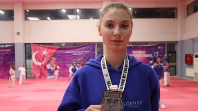 Tekvandoda Balkan şampiyonlukları bulunan Serya Naz Özdemir'in hedefinde olimpiyat var