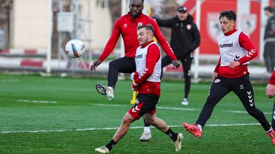 Samsunspor, Gaziantep FK maçı hazırlıklarını sürdürdü