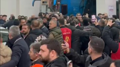 Fenerbahçe - Çaykur Rizespor maçının ardından kavga