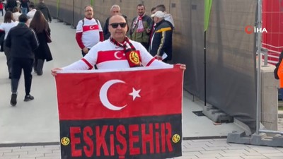 A Milli Takım'a Macaristan'da büyük destek