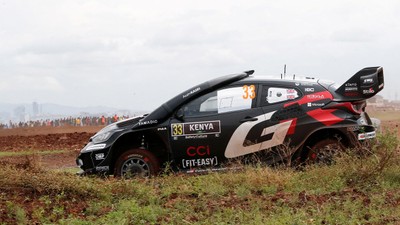 WRC'nin üçüncü etabı Kenya Rallisi'ni Elfyn Evans kazandı