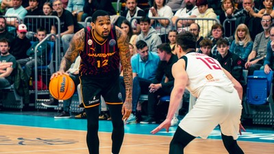 Galatasaray, Basketbol Şampiyonlar Ligi çeyrek finalinde ilk maçı kazandı