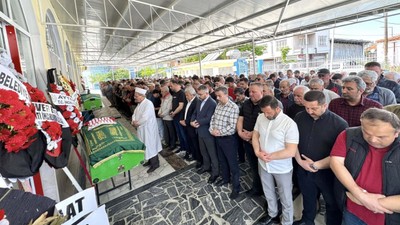 Göztepe'nin eski futbolcusu İbrahim Ertin son yolculuğuna uğurlandı