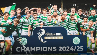 İskoçya Ligi'nde Celtic, üst üste 4. kez şampiyon oldu.