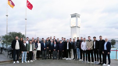 Galatasaray'da oyuncular sezona veda yemeğinde buluştu