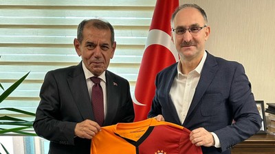Dursun Özbek'ten Türkiye Kayak Federasyonu Başkanı Süleyman Şahin'e ziyaret