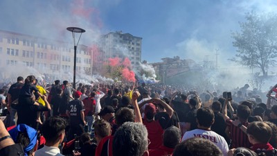 Eskişehir'de şampiyonluk kutlamaları