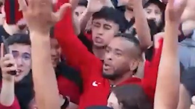 Gençlerbirliği taraftarları, kutlama yaptı