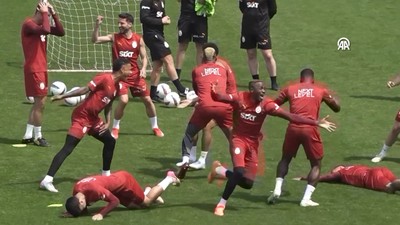 Galatasaray, Trabzonspor maçı hazırlıklarını sürdürdü