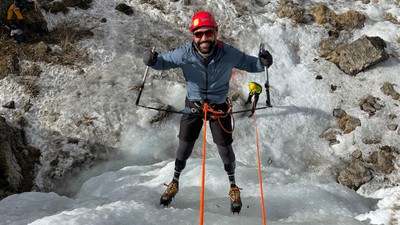 Karabağ gazisi protez bacakla Everest'e tırmanmayı hedefliyor