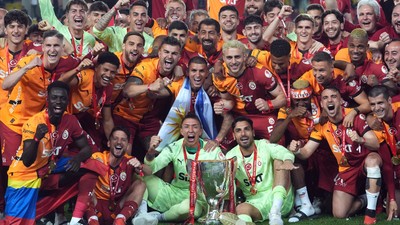 TFF, Ziraat Türkiye Kupası'nı kazanan Galatasaray'ı kutladı