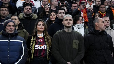 Mauro İcardi kız arkadaşı China Suarez ile birlikte Kayserispor maçını izleyecek