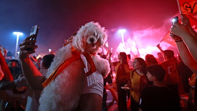 Galatasaray'ın şampiyonluk kutlamaları Mersin, Hatay ve Osmaniye'de sürdü