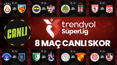 SÜPER LİG 36. HAFTA CANLI SKOR | Galatasaray, Fenerbahçe, Beşiktaş, Trabzonspor