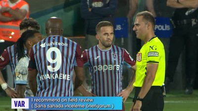 Süper Lig'de haftanın VAR kayıtları yayınlandı