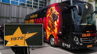 İzmir'de maçın ardından şoke eden olay! Galatasaray takım otobüsüne taşlı saldırı