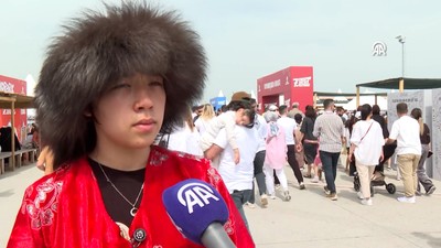 Etnospor'a farklı ülkelerden gelen katılımcılar, festivalin "gelenekleri yaşattığını" belirtti