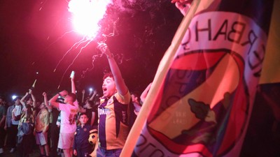 Fenerbahçe'de Euroleague kutlamaları başladı!
