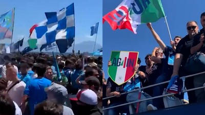 Napoli takımı şampiyonluğu kutladı!