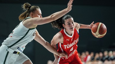 A Milli Kadın Basketbol Takımı, Litvanya'yı yendi