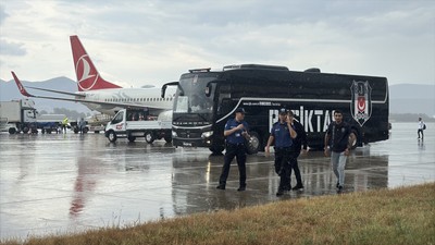 Beşiktaş kafilesi Bodrum'a geldi