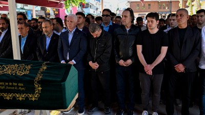Murat Özkaya'nın babası Ömer Sıtkı Özkaya, son yolculuğuna uğurlandı