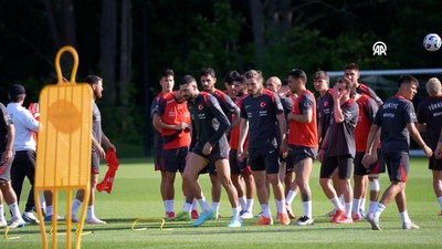 A Milli Futbol Takımı, ABD'deki ilk antrenmanını gerçekleştirdi