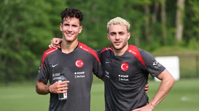 A Milli Takım idmanını yöneticiler de izledi