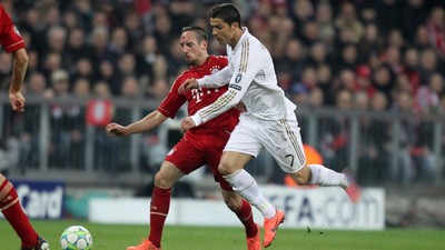 Ronaldo ve Ribery arasında  Ballon d'Or tartışması.