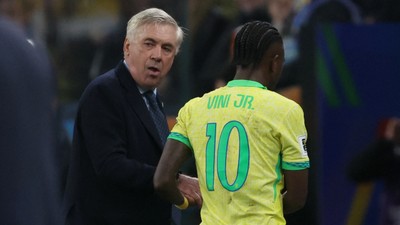 Ancelotti ve Vinicius Brezilya'yı Dünya Kupası'na götürdü