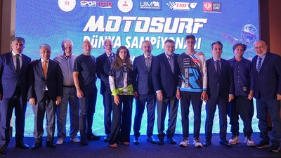 Türkiye'de ilk kez yapılacak Dünya Motosurf Şampiyonası, 21 Haziran'da İzmir'de başlayacak