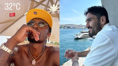 Türkiye'ye tatile gelen futbolcular! Transfer olasılığı arttı