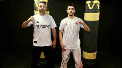 Babasının izinden giden genç kick boksçunun hedefi şampiyonluk