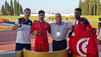 Milli para atlet Mehmet Emin Eğilmez Tunus'ta altın madalya kazandı