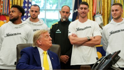 Juventus'tan Donald Trump'a sürpriz ziyaret! Igor Tudor da oradaydı