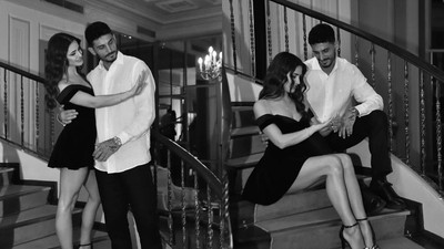 Samet Akaydin nişanlısıyla tatile çıktı! Fotoğraflar sosyal medyayı salladı