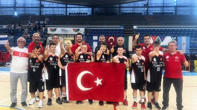 Down Sendromlular Basketbol Milli Takımı, Avrupa Şampiyonası'nda ikinci oldu