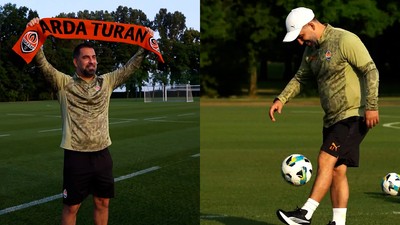 Arda Turan ilk antrenmanına çıktı