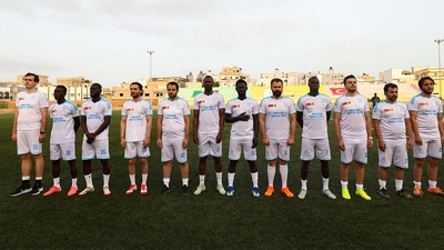 Türkiye'de oynayan Senegalli futbolcular, Senegal Maarif Okulu öğrencileriyle maç yaptı