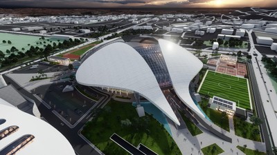 Bakanlardan 19 Mayıs Stadyumu müjdesi! Çatı hızla yükseliyor