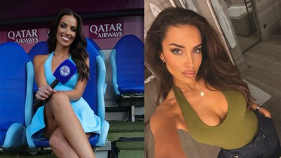 Yıldız futbolcunun sevgilisi, modellikten muhabirliğe geçiş yaptı