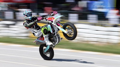 Türkiye Süpermoto Şampiyonası'nın 2. ayağı KKTC'de yapıldı