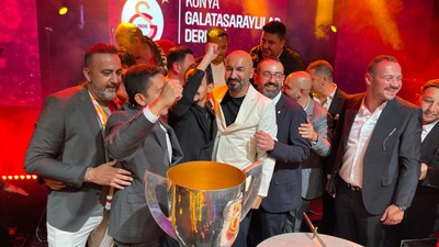 Galatasaray’ın 25. şampiyonluğu Konya’da kutlandı
