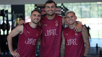 Galatasaray, yeni sezon hazırlıklarını çift idmanla sürdürdü