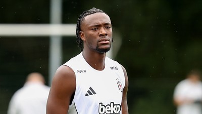 Beşiktaş'ta yeni transfer Tammy Abraham, takımla ilk idmanına çıktı