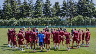 Trabzonspor antrenmanlarını sürdürdü