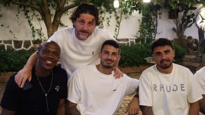 Trabzonspor'un özel yemeğinde eğlenceli anlar
