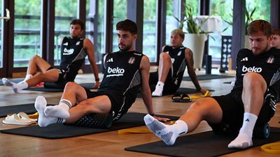 Beşiktaş günü çift antrenmanla noktaladı