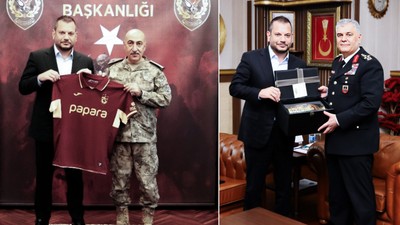 Trabzonspor Başkanı Doğan, Jandarma Genel Komutanlığı ile Özel Harekat Başkanlığını ziyaret etti